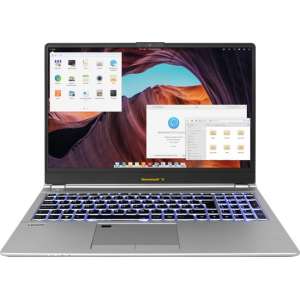 Elementary OS Privacy Metalen notebook 15.6" Full HD IPS-scherm QWERTY